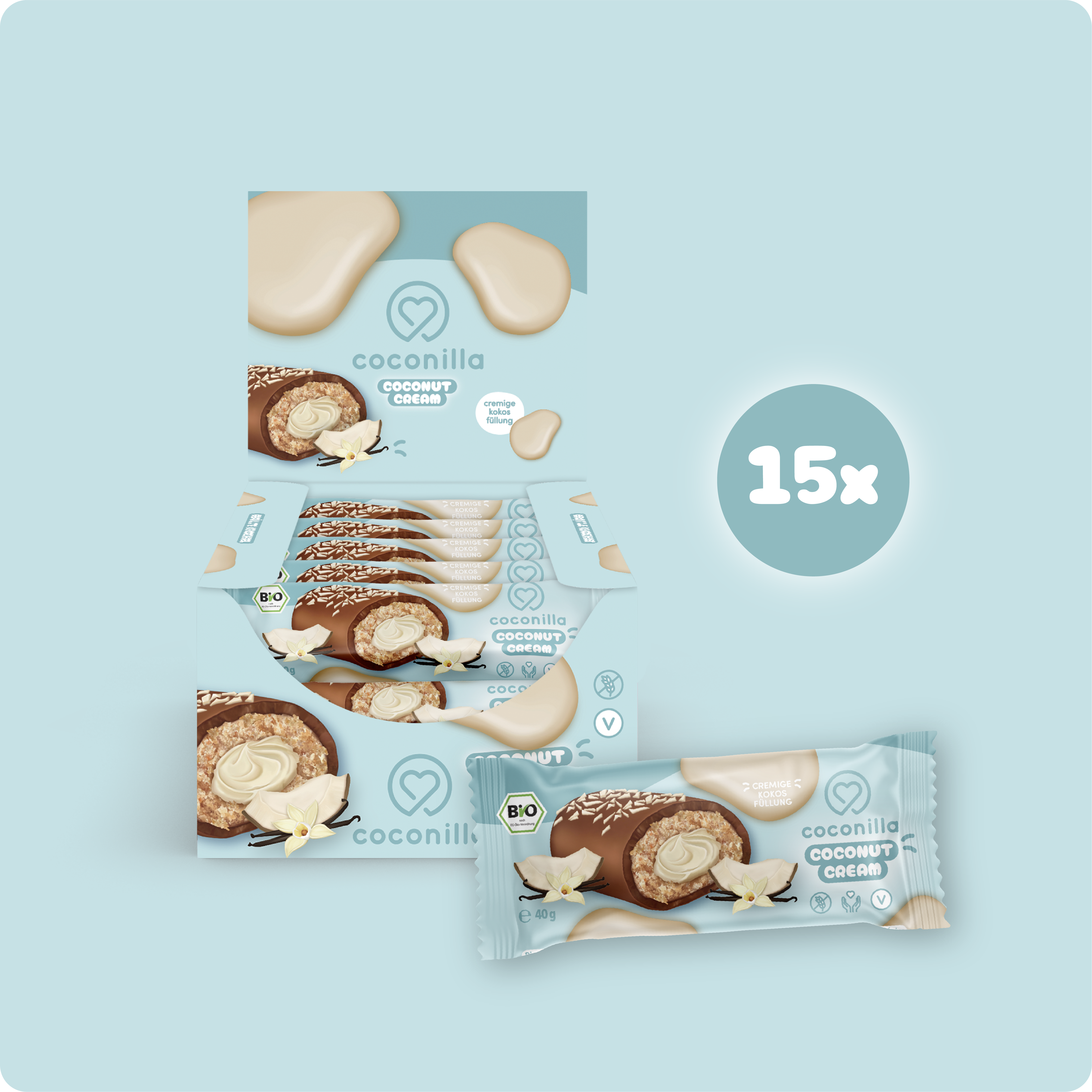 Cake Bar Coconut Cream