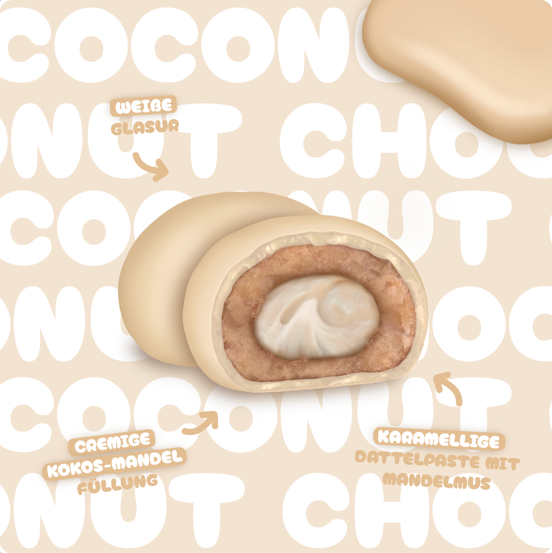 BIO - Dattelpralinen Coconut Choc - 12er Box