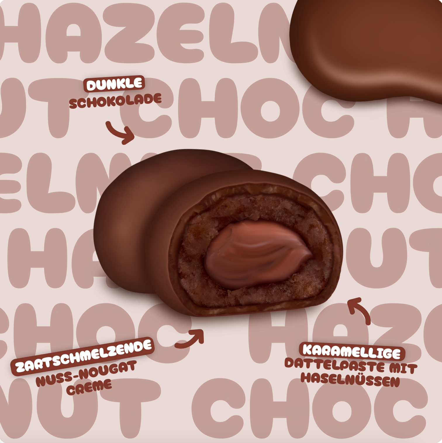 BIO - Cream Bites Hazelnut Choc