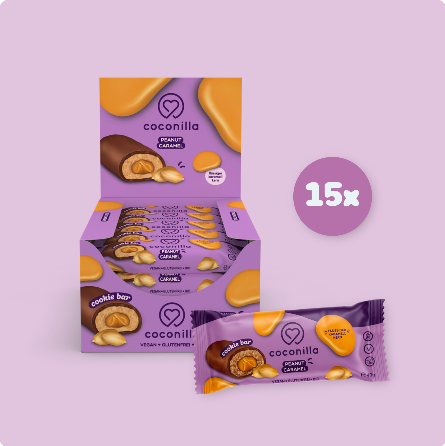 BIO - Cookie Bar Peanut Caramel