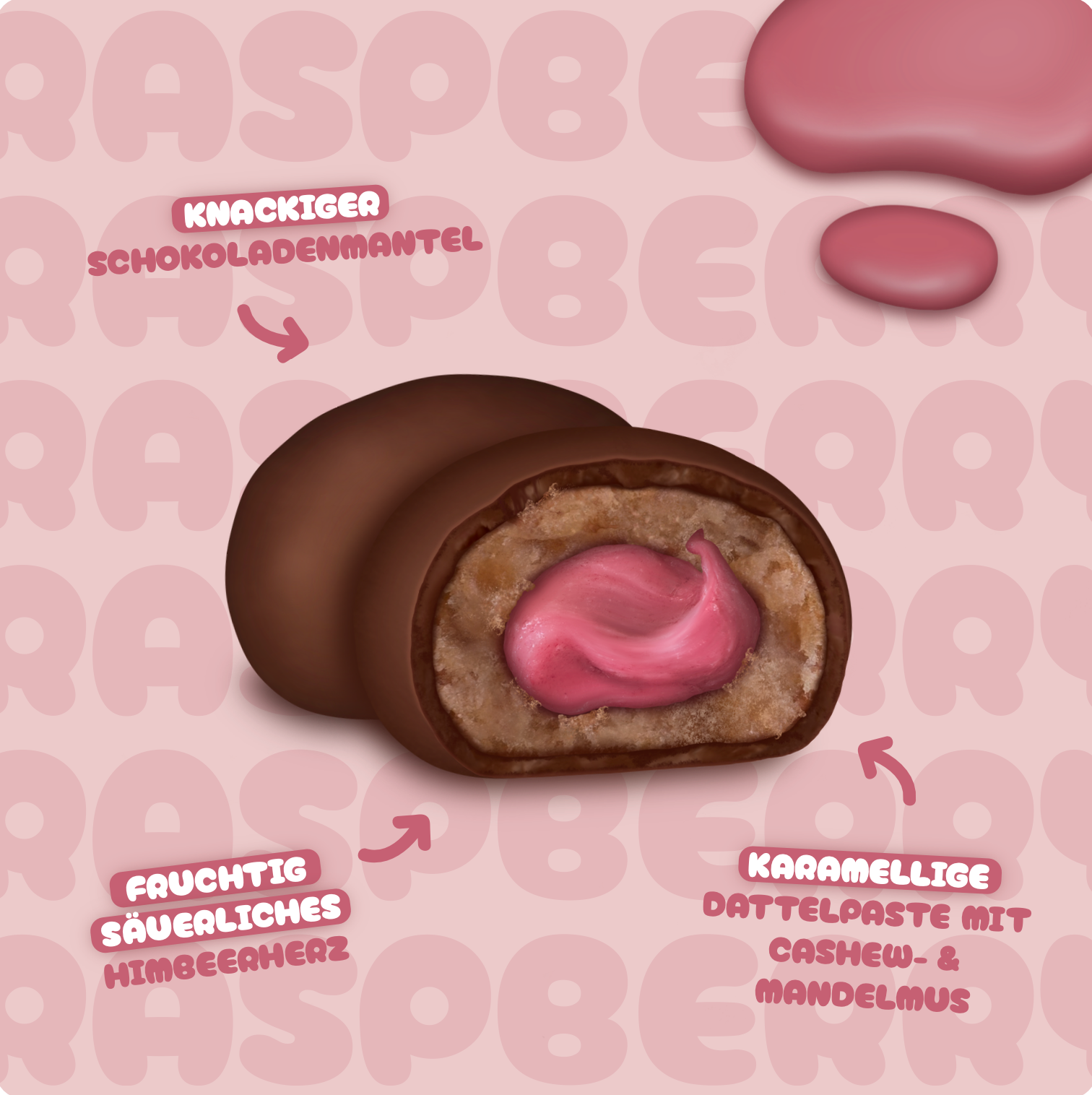 BIO - Cream Bites Raspberry