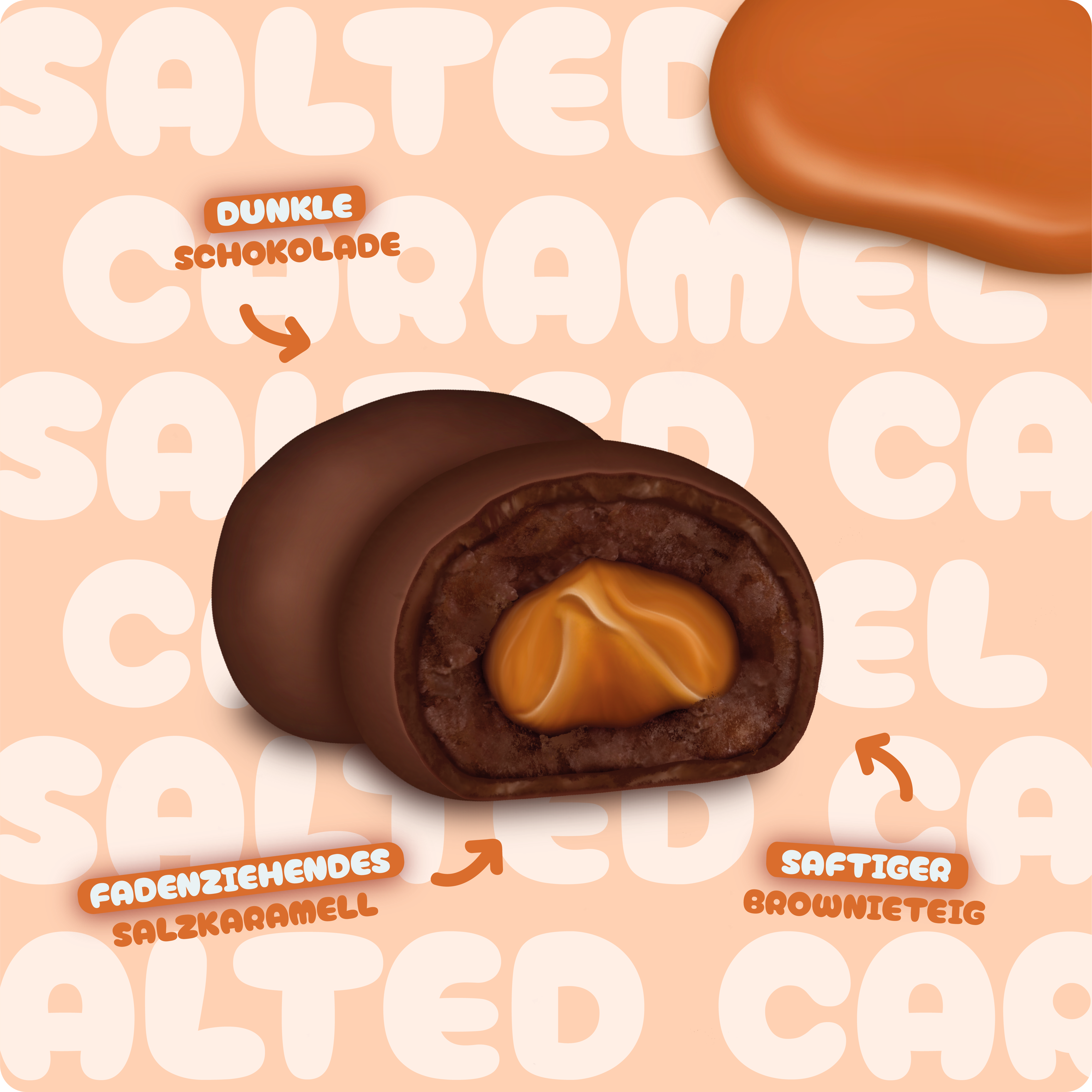 BIO - Dattelpralinen Salted Caramel - 12er Box