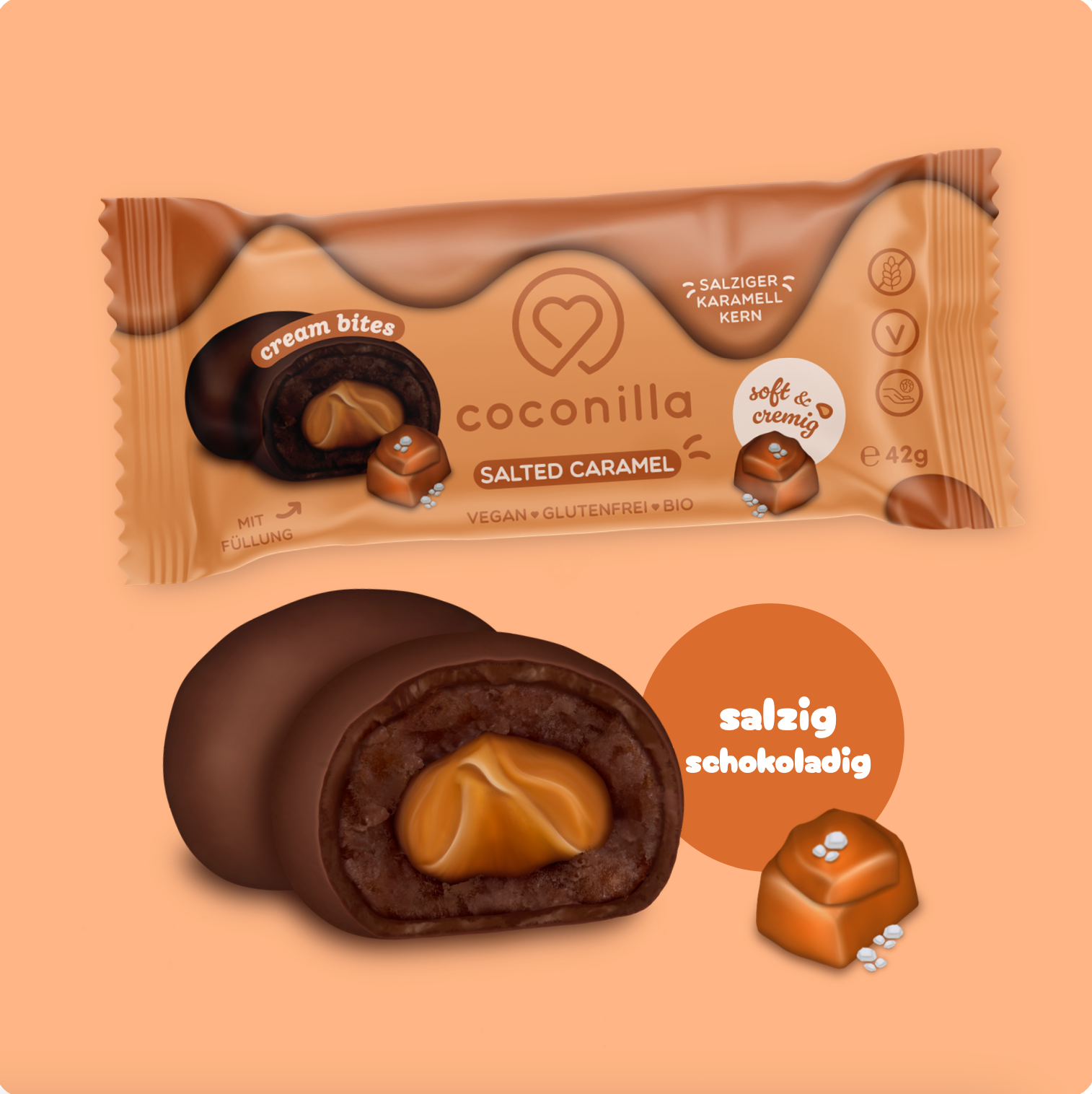 BIO - Cream Bites Salted Caramel