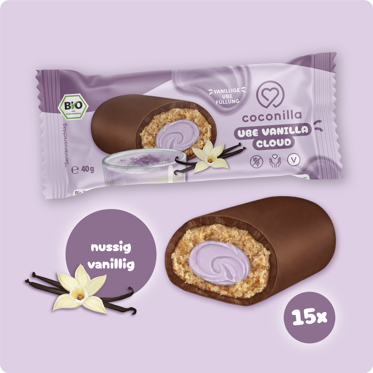 Cookie Bar Ube Vanilla Cloud