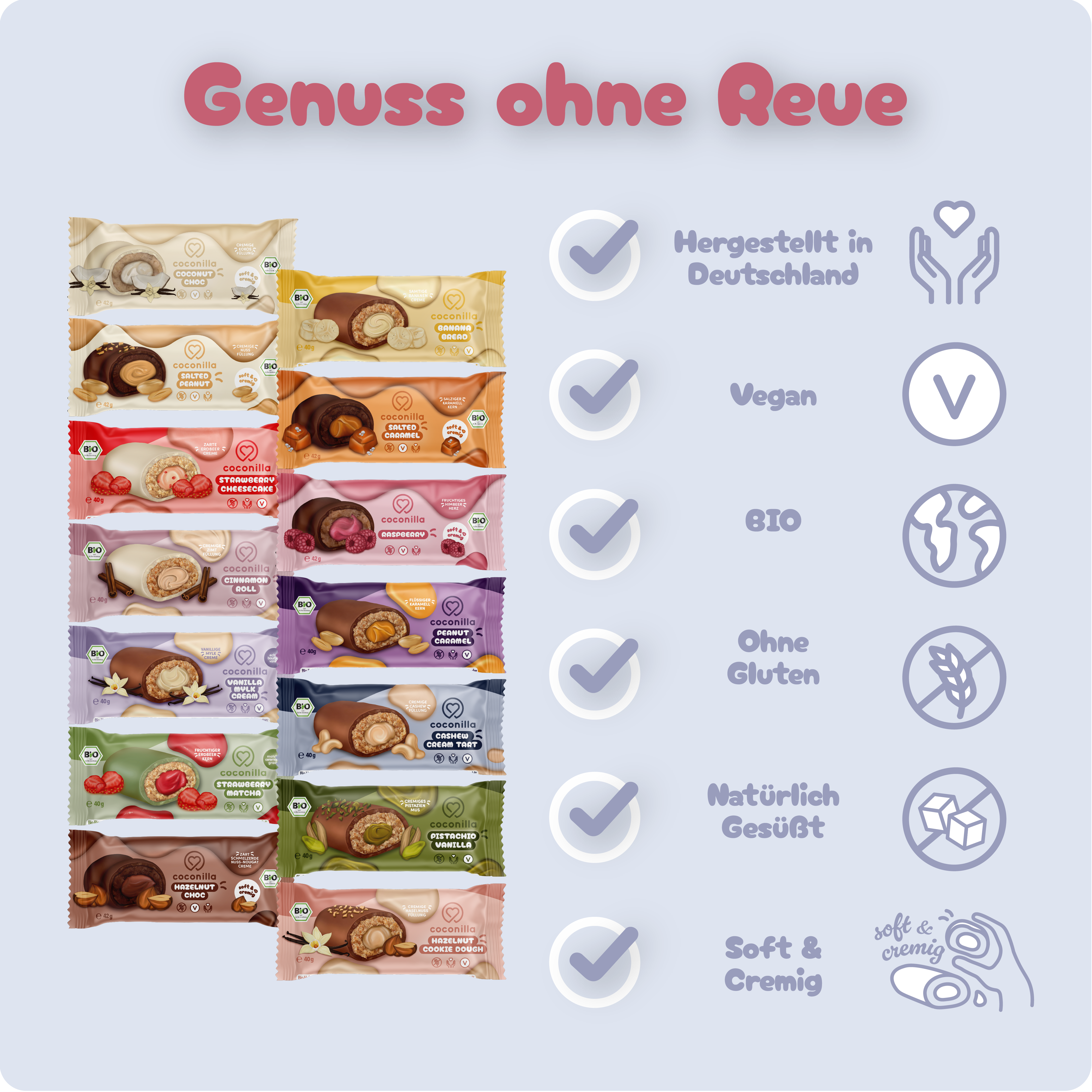 BIO - Cookie Bar Cinnamon Roll - 15er Box