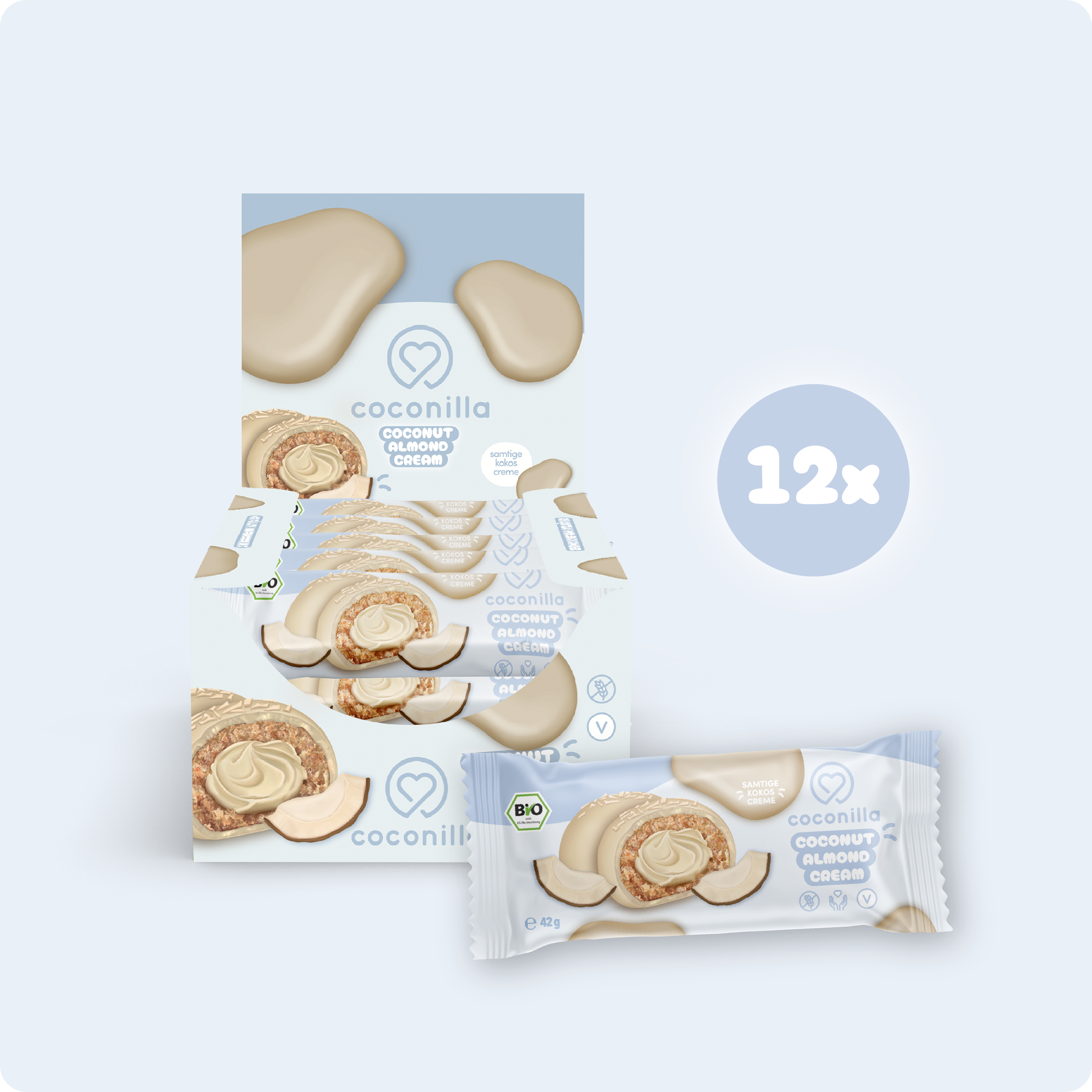 Cookiepralinen Coconut Almond Cream