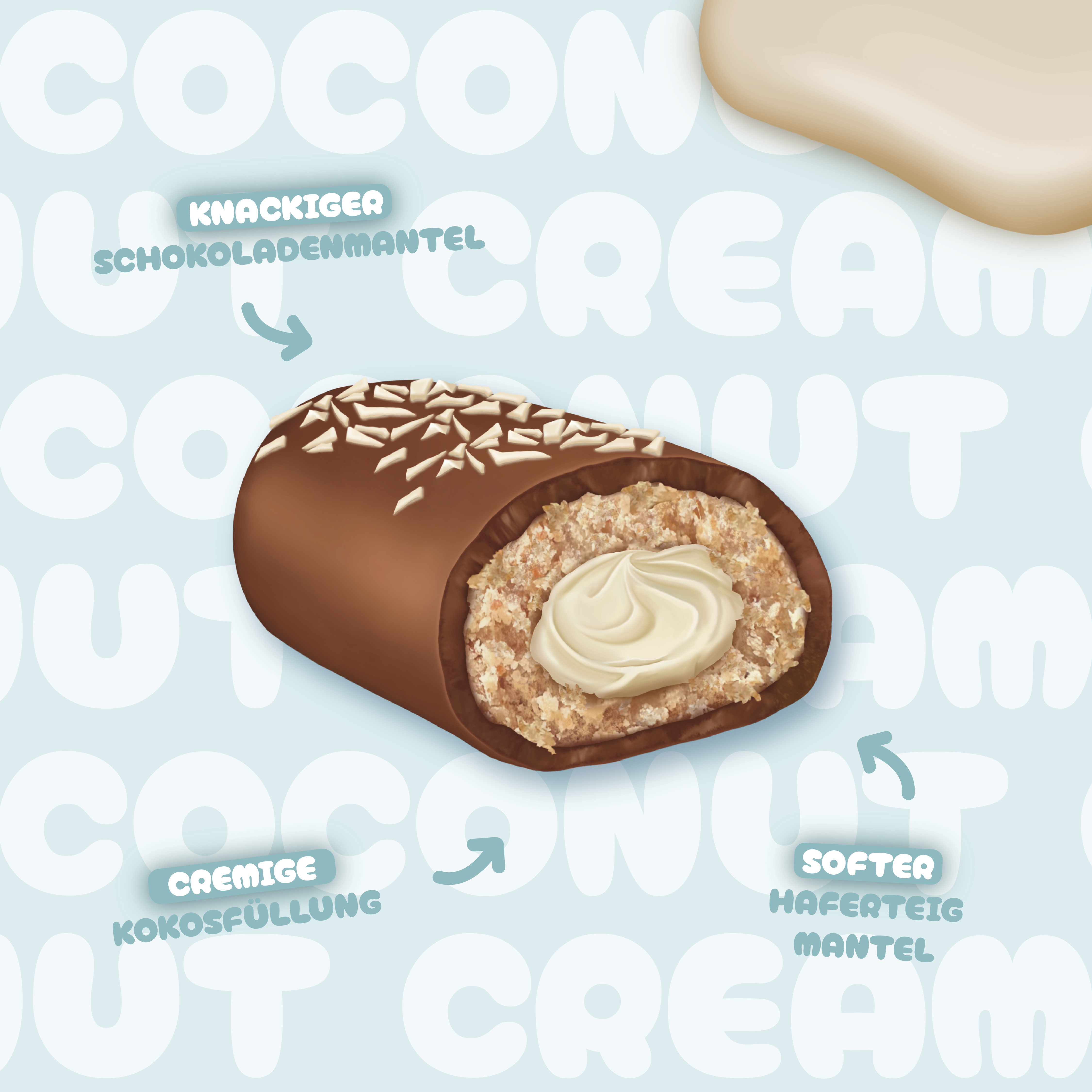 Cake Bar Coconut Cream