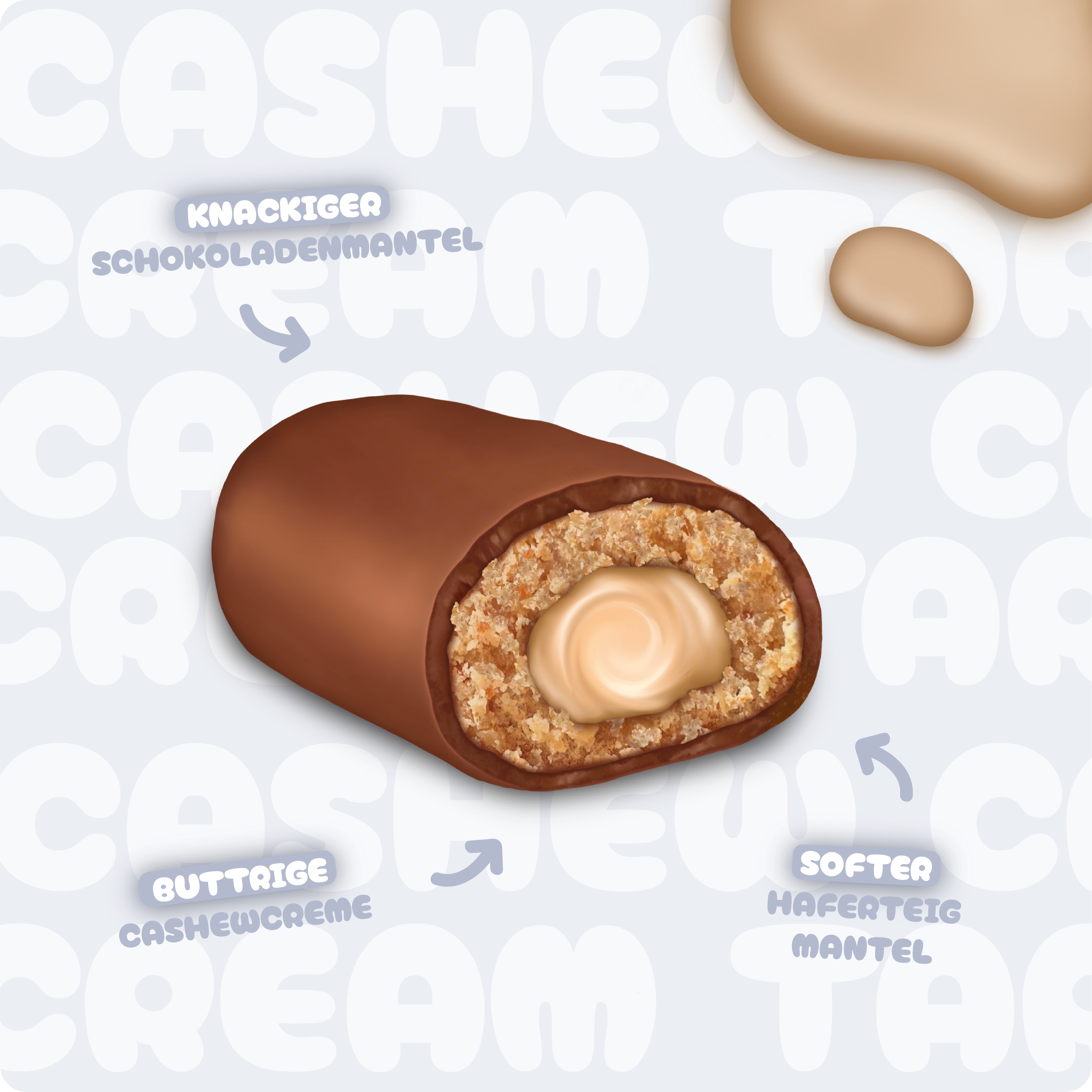 BIO - Cake Bar Cashew Cream Tart - 15er Box