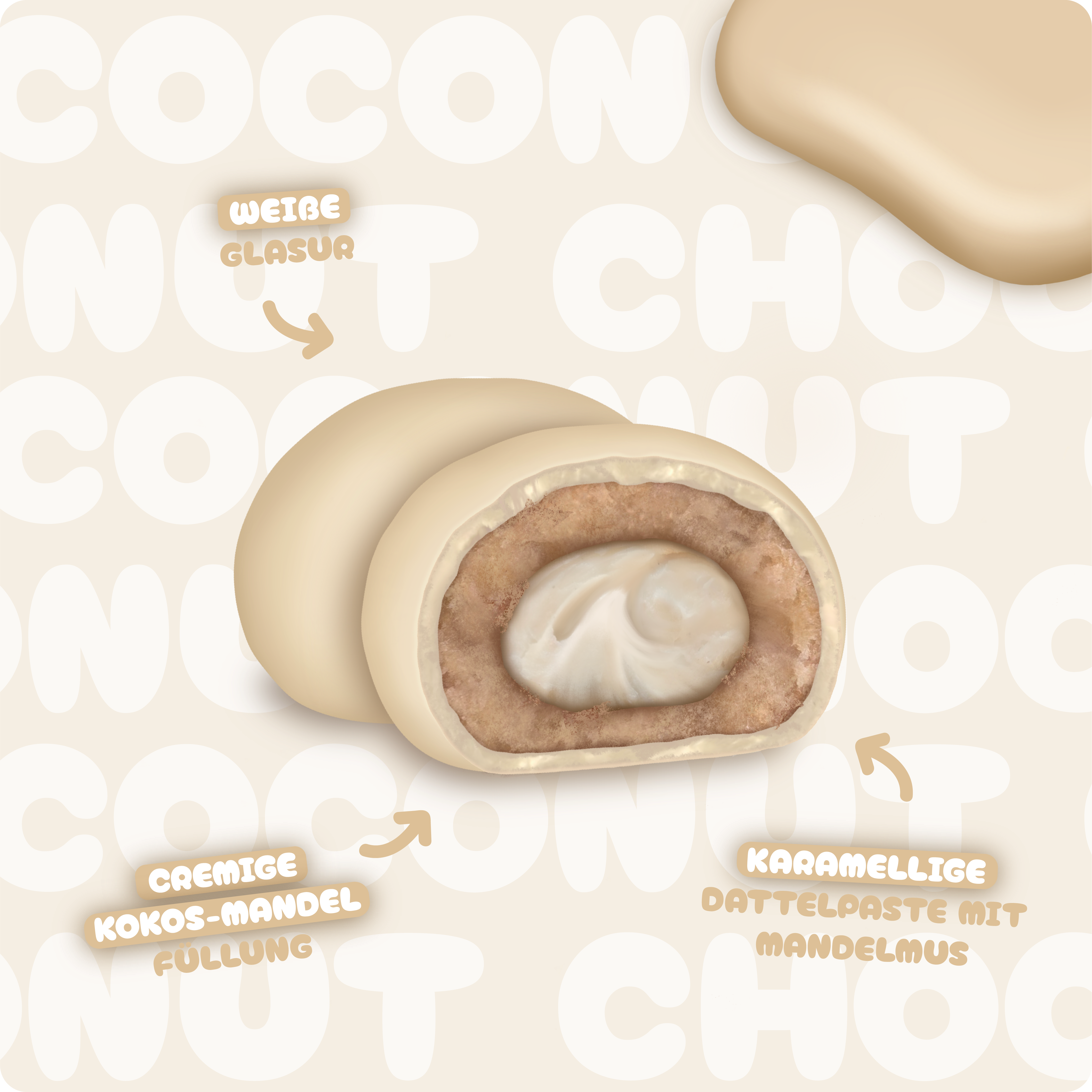 BIO - Dattelpralinen Coconut Choc - 12er Box