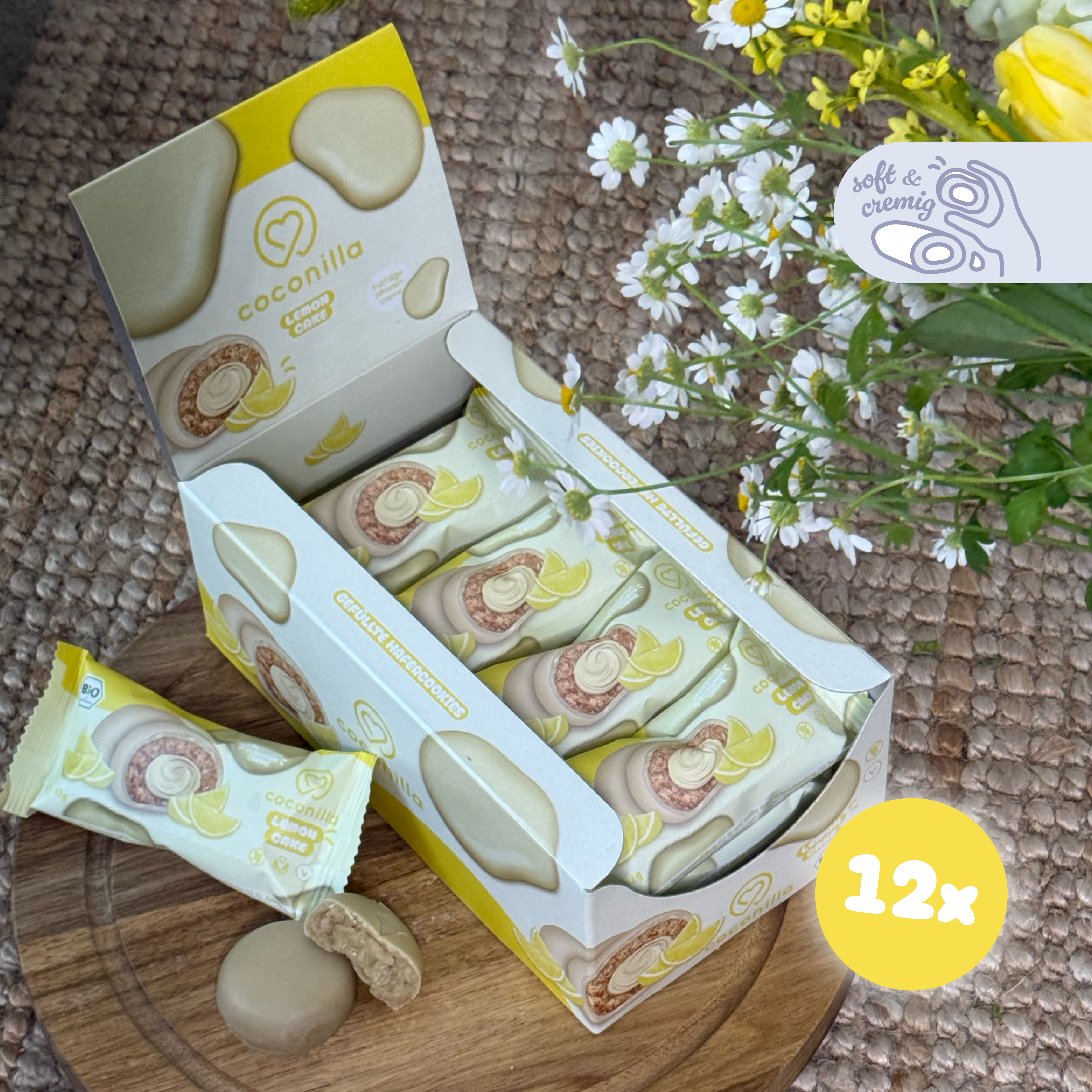 Cookiepralinen Lemon Cake