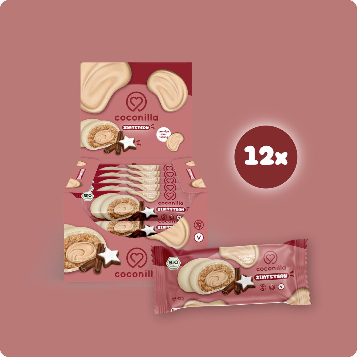 Cookiepralinen Zimtstern